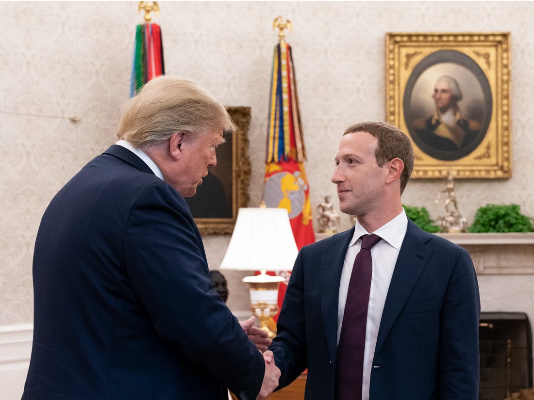 Presiden Donald Trump Dan Mark ZuckerBerg Ada Hubungan Istimewa?