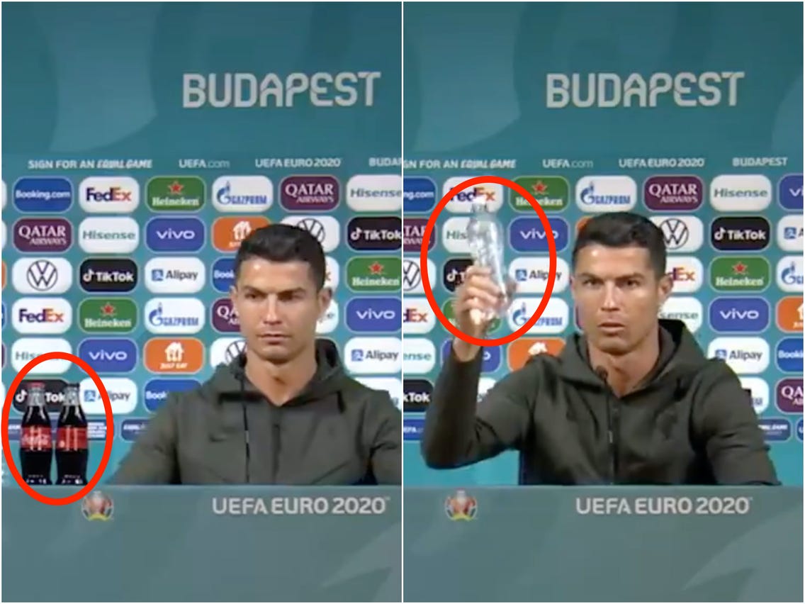 Gara-gara Ronaldo, Coca-Cola Rugi $4 Bilion Dalam Masa 30 Minit!