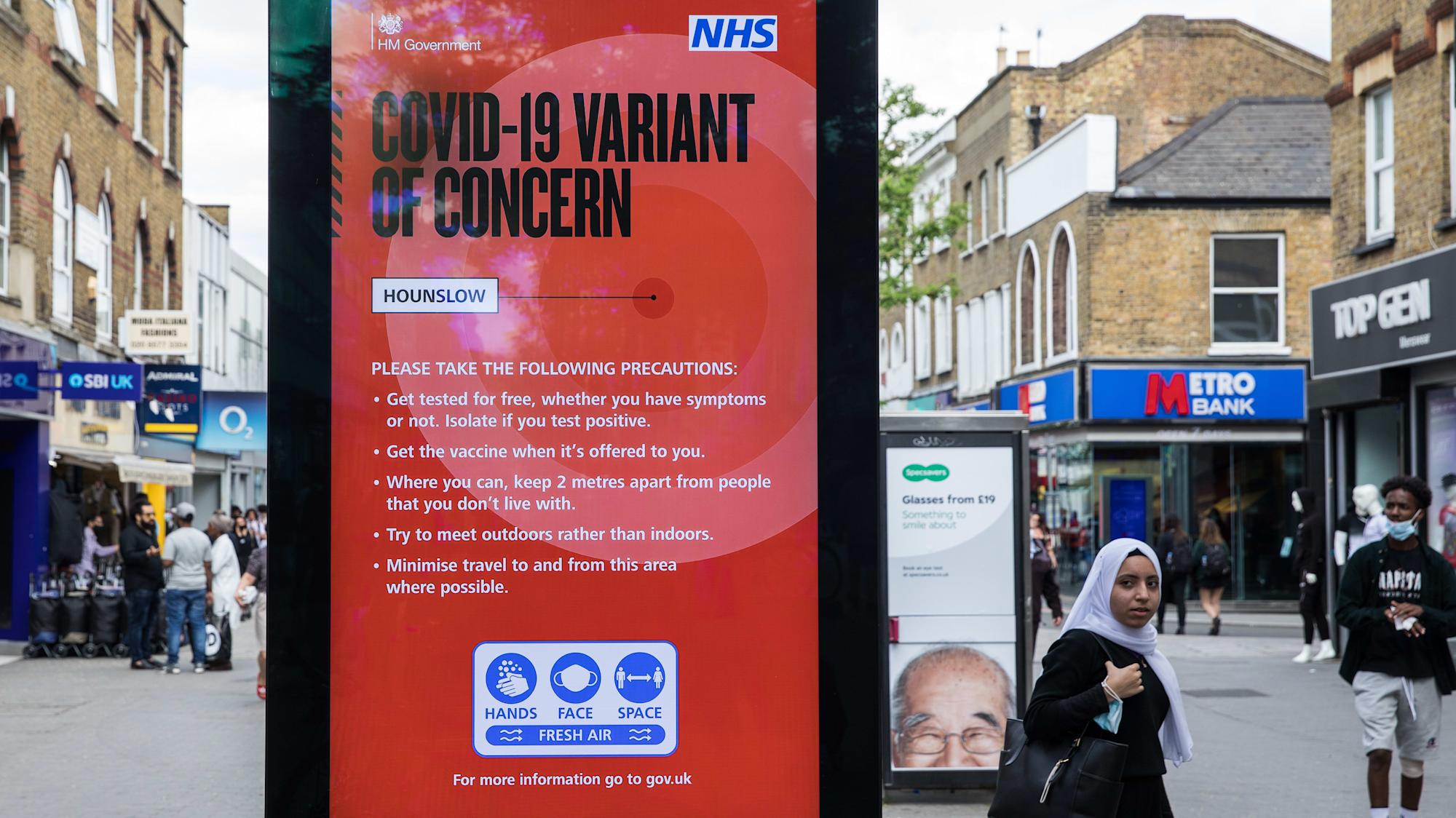 Ledakan Varian Delta Ancam Pemulihan Ekonomi UK