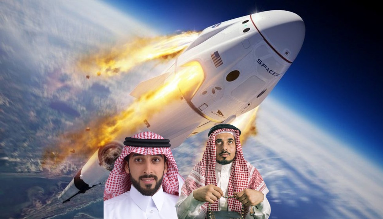Sheikh Arab Saudi Tempah 2 Seat Roket SpaceX Elon Musk!