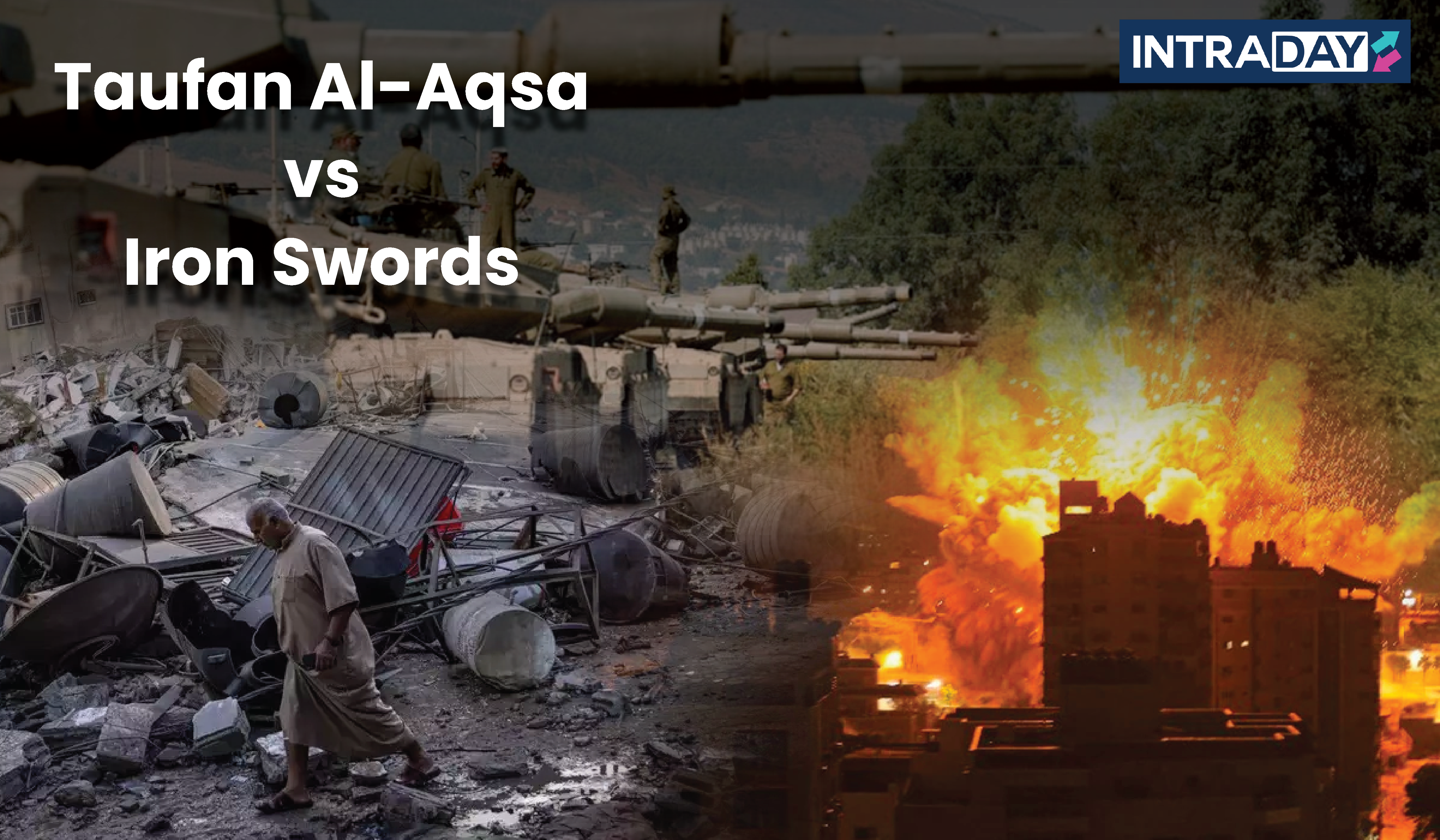 Taufan Al-Aqsa VS Iron Swords: Konflik Perang Hamas-Zionis Punca Pasaran Celaru