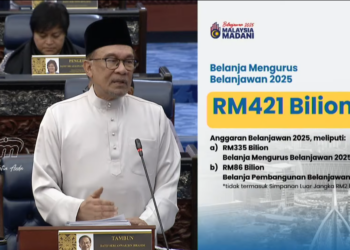 Bajet 2025 : Belanja Mengurus Belanjawan Sebanyak RM421 Bilion