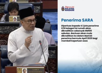 Bajet 2025: Kredit RM100 Setiap Bulan Buat 4.1 Juta Penerima SARA
