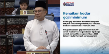 Bajet 2025 : Kadar Gaji Minimum Dinaikkan Kepada RM1,700 Sebulan!