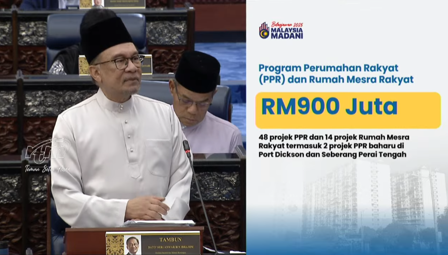 Bajet 2025 : RM900 Juta Untuk Program Perumahan Rakyat (PPR) Dan Rumah Mesra Rakyat