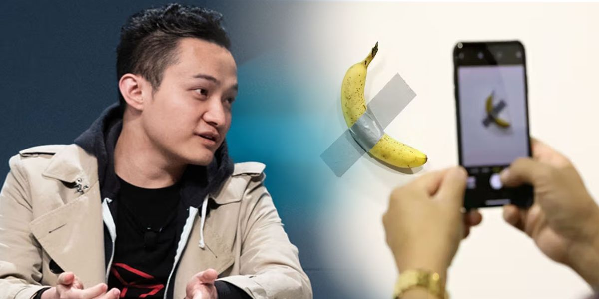 Justin Sun Bayar $6.2 Juta Untuk Makan Sebiji Pisang!