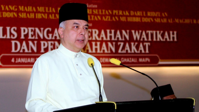 Sultan Nazrin Berkenan Terima RM13.7 Juta Zakat Perniagaan Dari 10 Firma Korporat