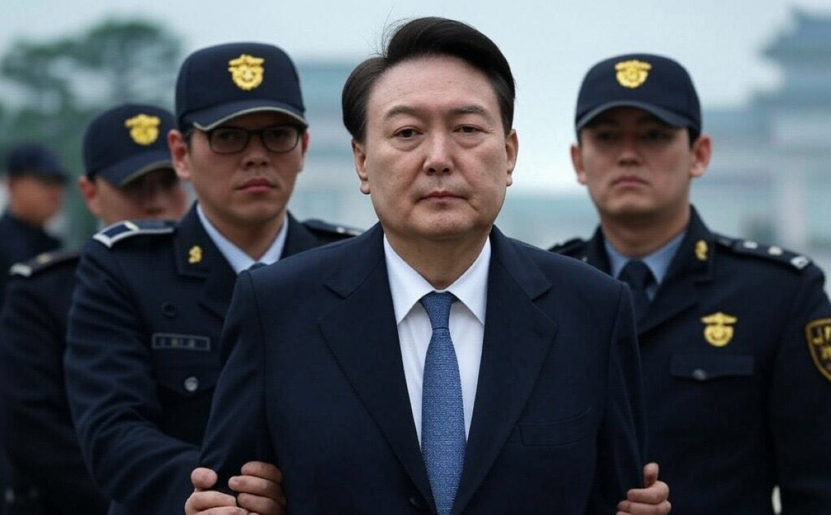 Presiden Korea Selatan, Yoon Suk-yeol Ditahan Polis