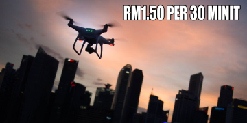 Terbang Dron Kena Caj Hanya RM1.50 Untuk 30 Minit!