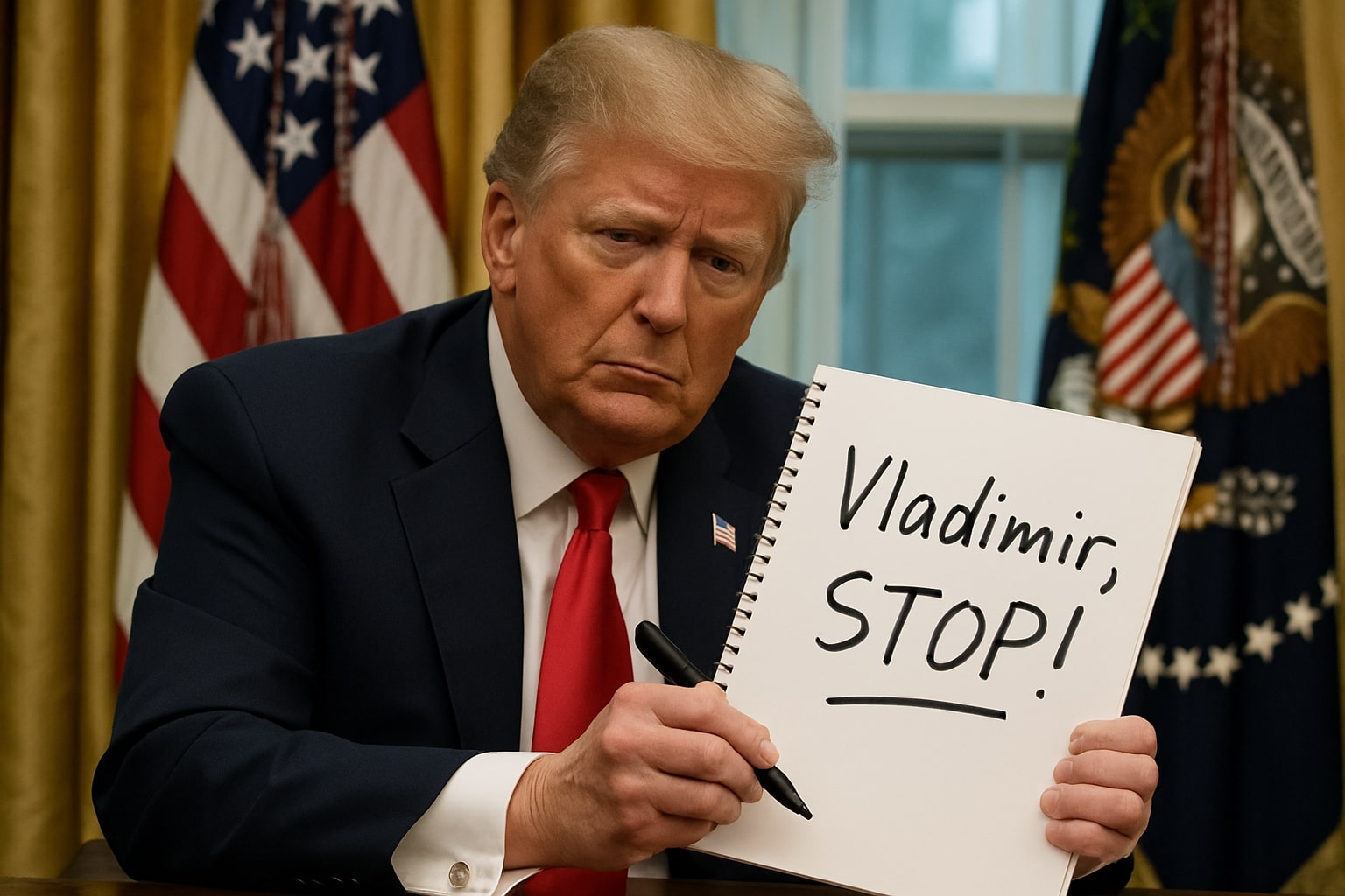 Trump Seru Putin Untuk Hentikan Serangan, Tegaskan Untuk Damai Segera!