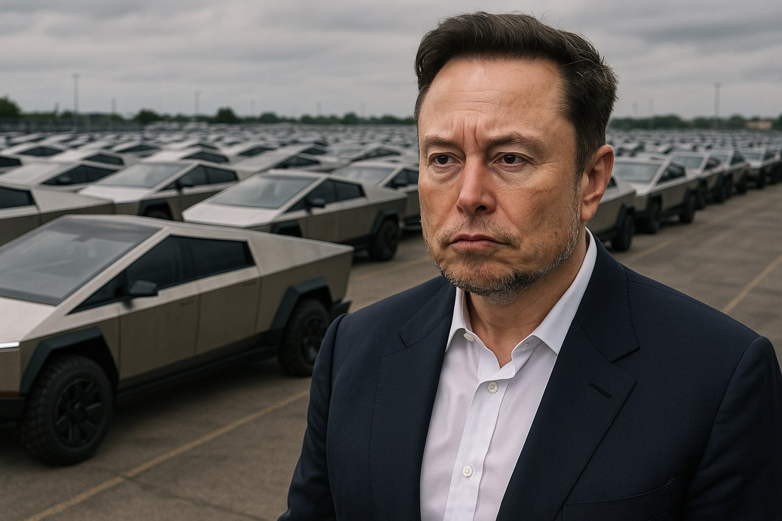 Cybertruck Kebanggaan Musk Tersadai Hingga Rugi $800 Juta, Tesla Semakin ‘Tenat’?