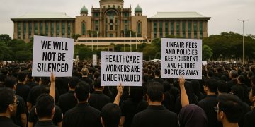 Protes Dengan Akta Papar Harga, Doktor Swasta Buat Perhimpunan Depan Pejabat PMX