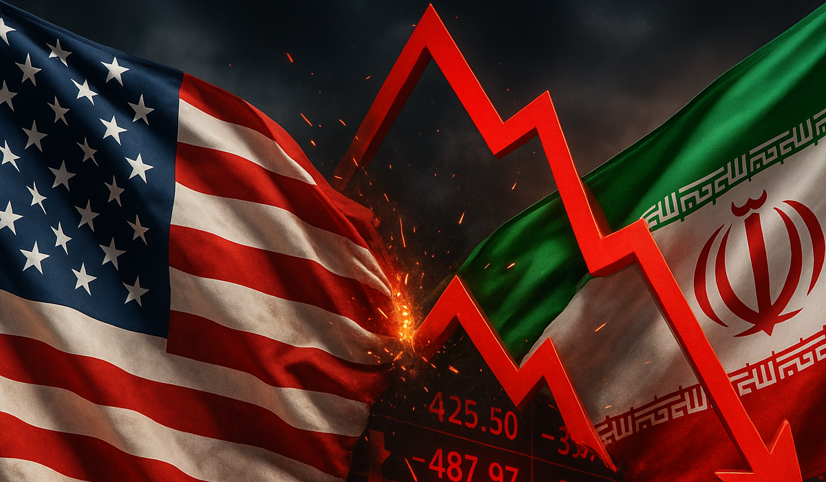 Pasaran Saham Kembali Menjunam Susulan Ketegangan AS-Iran
