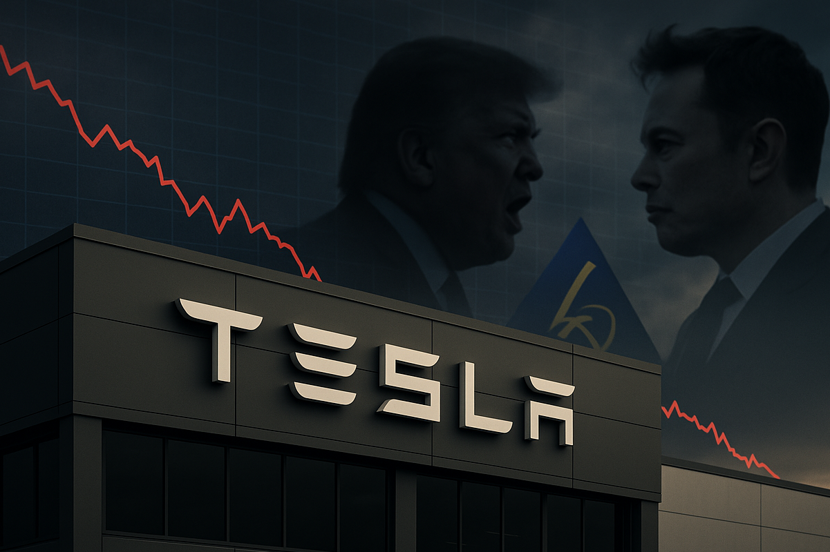 Nilai Pasaran Tesla Susut $150 Bilion Susulan Konflik Trump & Musk