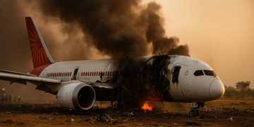 Saham Boeing Menjunam Selepas Pesawat Terhempas Di India, 240 Terkorban