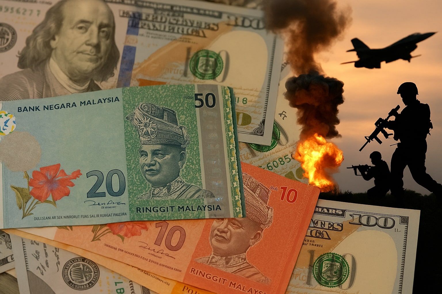 Ringgit Dibuka Tinggi Berbanding Dolar AS, Pasaran Waspada Konflik Timur Tengah