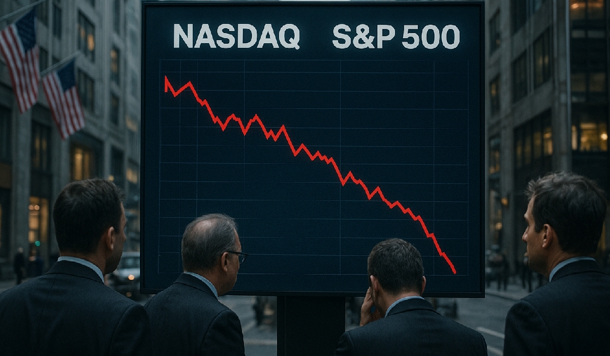 Nasdaq & S&P 500 Merosot Ketika Pelabur Menanti Sidang Jackson Hole!