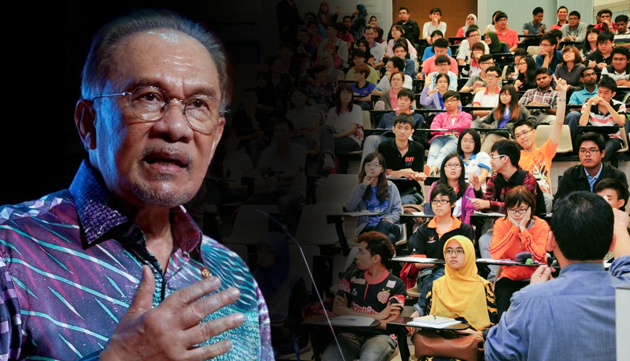 Kerajaan Pertimbang Bantuan Pelajar RM100 – Anwar