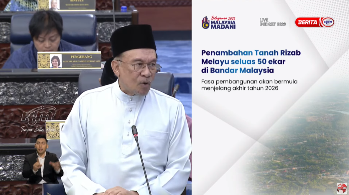 Bajet 2026: Penambahan Tanah Rizab Melayu 50 Ekar di Bandar Malaysia