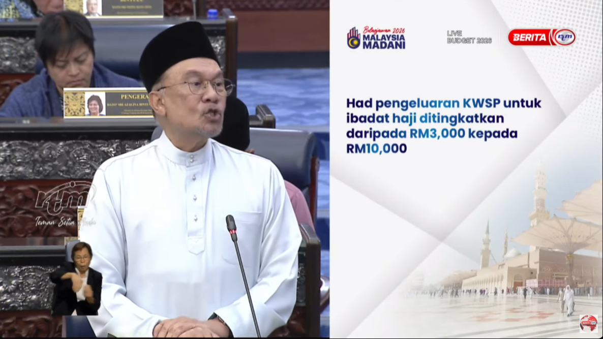 Bajet 2026: Had Pengeluaran KWSP Untuk Ibadah Haji Dinaikkan Kepada RM10,000
