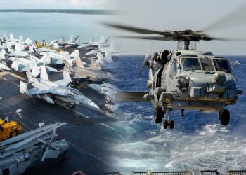 Helikopter & Jet Pejuang Amerika Terhempas Di Laut China Selatan!