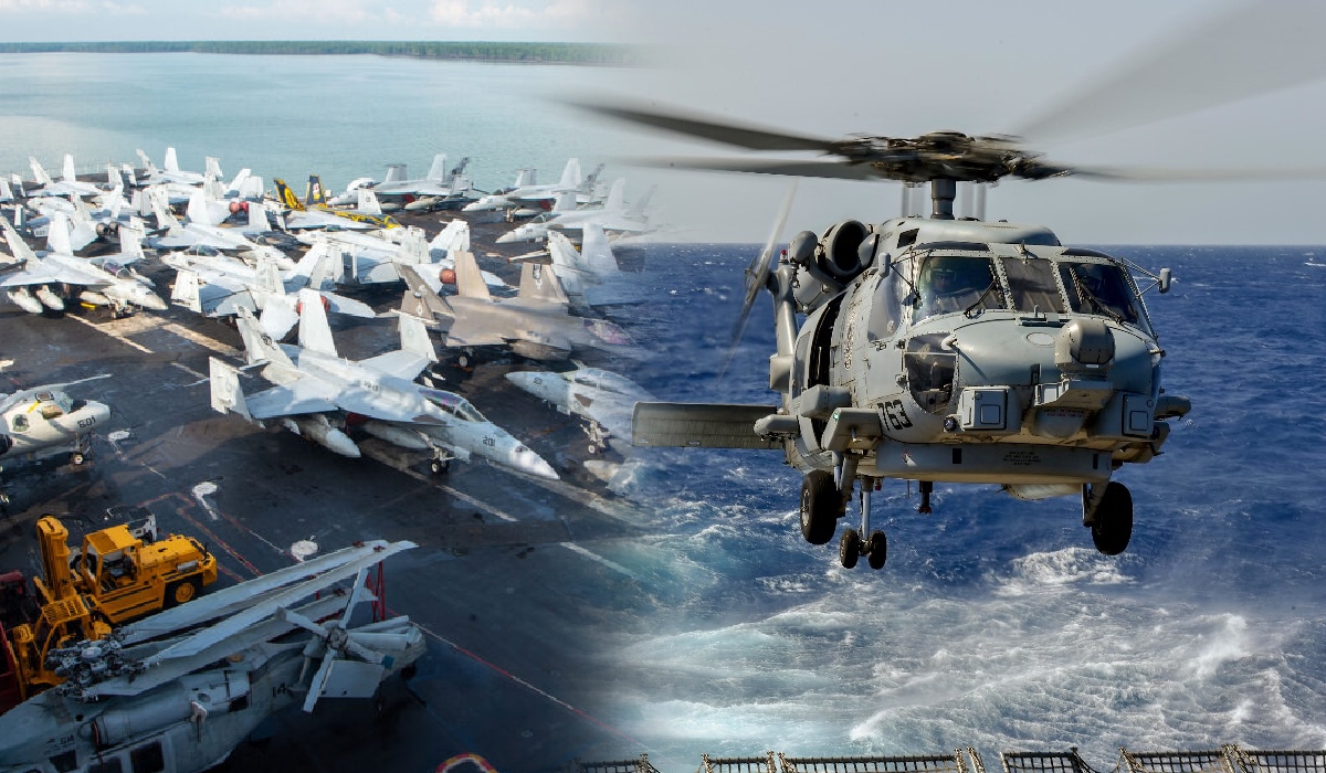 Helikopter & Jet Pejuang Amerika Terhempas Di Laut China Selatan!