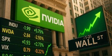 Saham Nvidia Pacu Kenaikan Indeks Utama Wall Street!