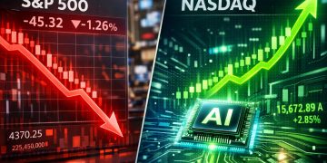 S&P 500 Ditutup Rendah, Saham AI Lonjakkan Nasdaq