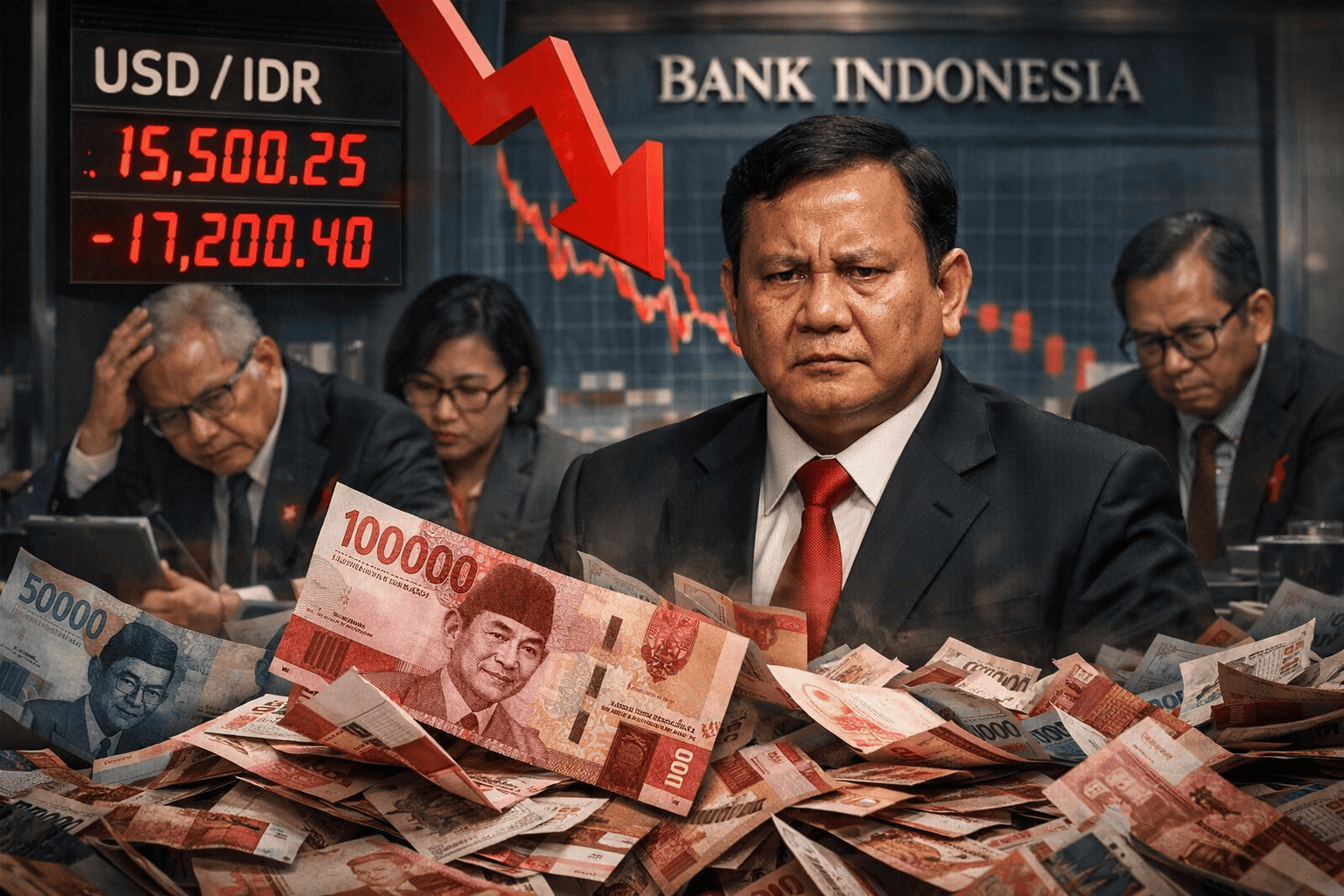 Nilai Rupiah Terperosok Ke Paras Terendah Dalam Sejarah!