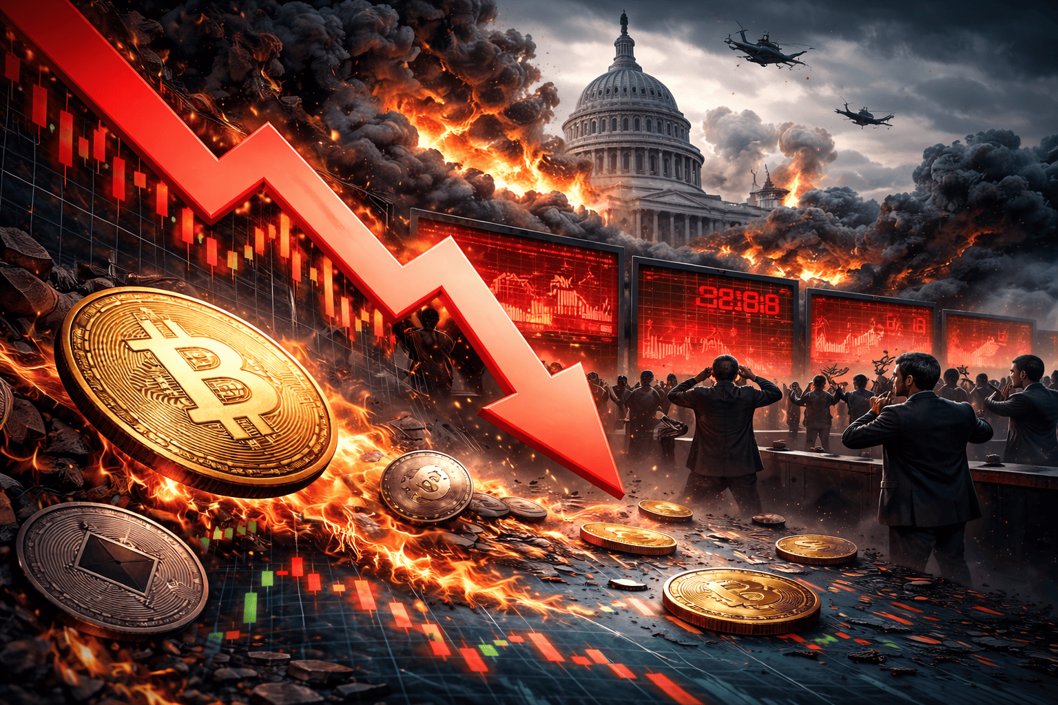 $100 Bilion Lesap! Kripto Tersungkur Dihimpit Ketakutan Global?