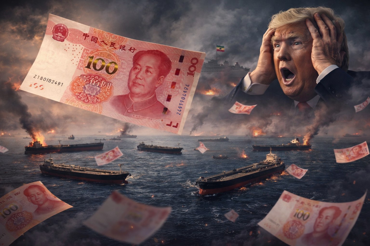 Iran ‘Checkmate’ Trump! Letak Syarat Guna Yuan Jika Lalu Selat Hormuz?