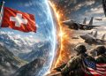 Switzerland Sekat Pesawat Tentera AS Guna Ruang Udara!