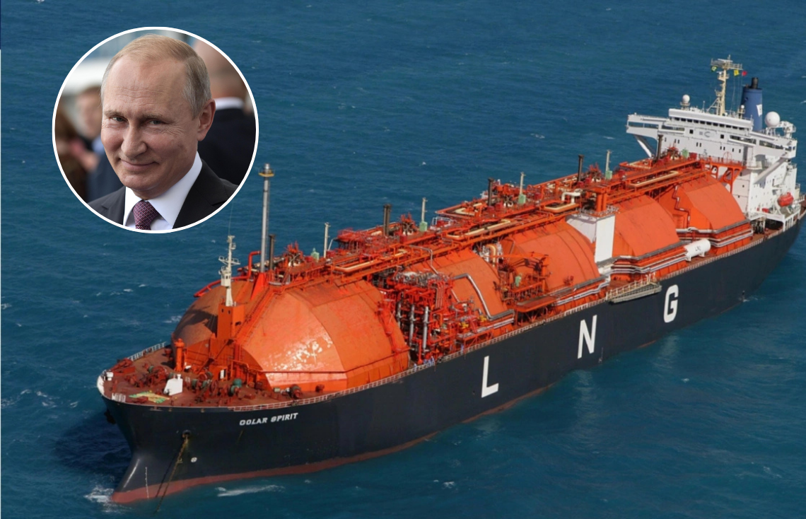 Rusia Tawar Harga Diskaun 40% LNG Buat Pasaran Asia Selatan