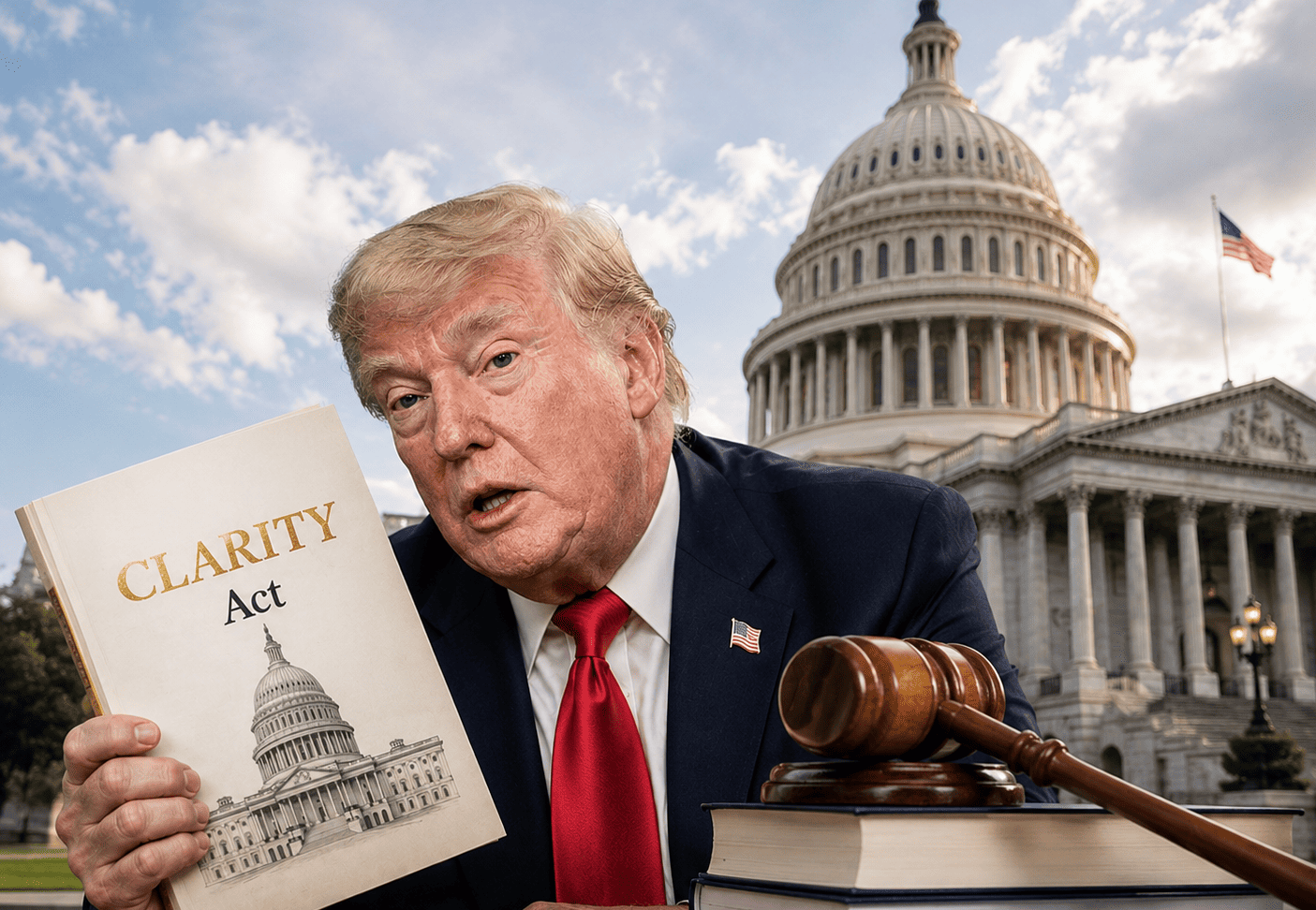 Trump Jadi Halangan Terbesar Kelulusan CLARITY Act?