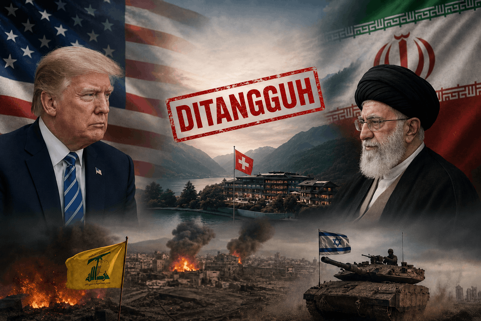 Rundingan Nuklear AS-Iran Ditangguh, Israel Serang Lubnan!