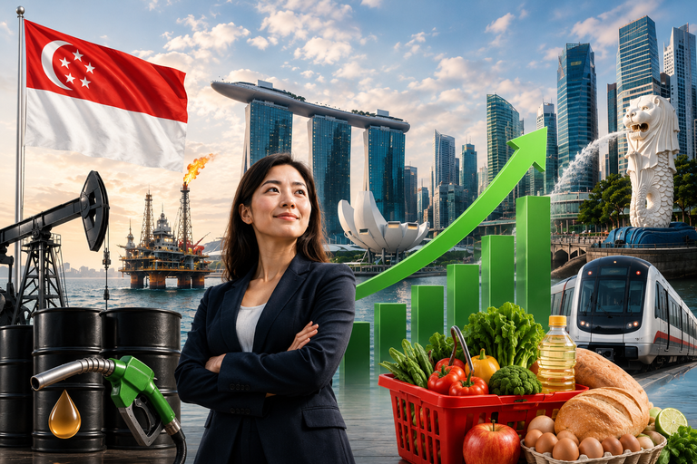 Singapura Kebal Gangguan Pasaran Minyak, Inflasi Stabil 1.4%
