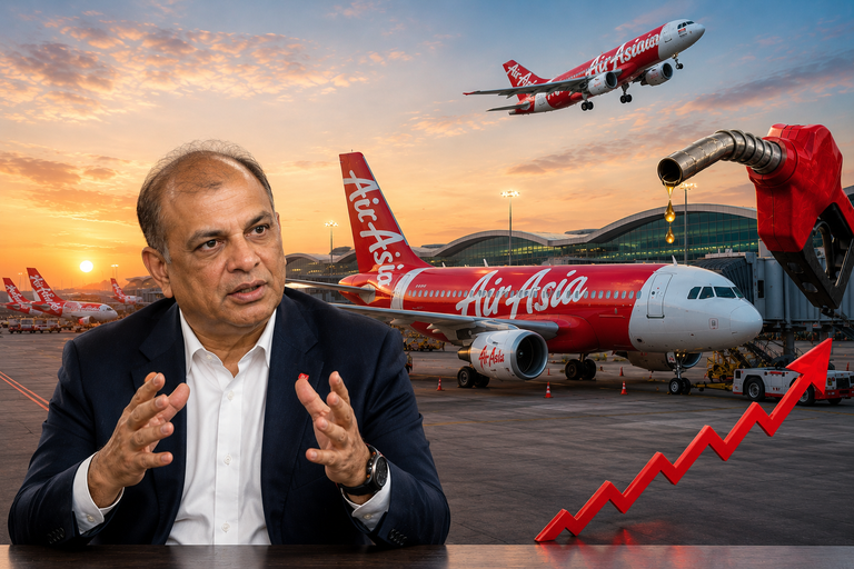 AirAsia Tangguh Bayar Komitmen Akibat Kenaikan Kos Bahan Api