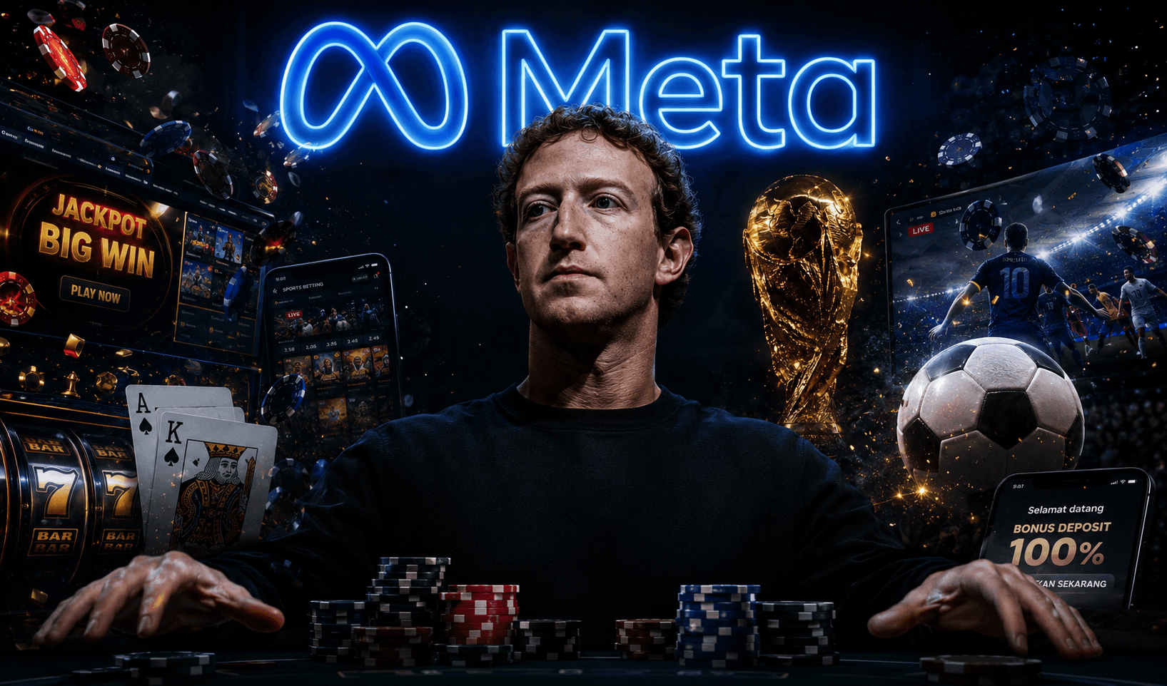 Mark Zurkerberg Bina Platform Pertaruhan, Gegar Industri Judi AS!