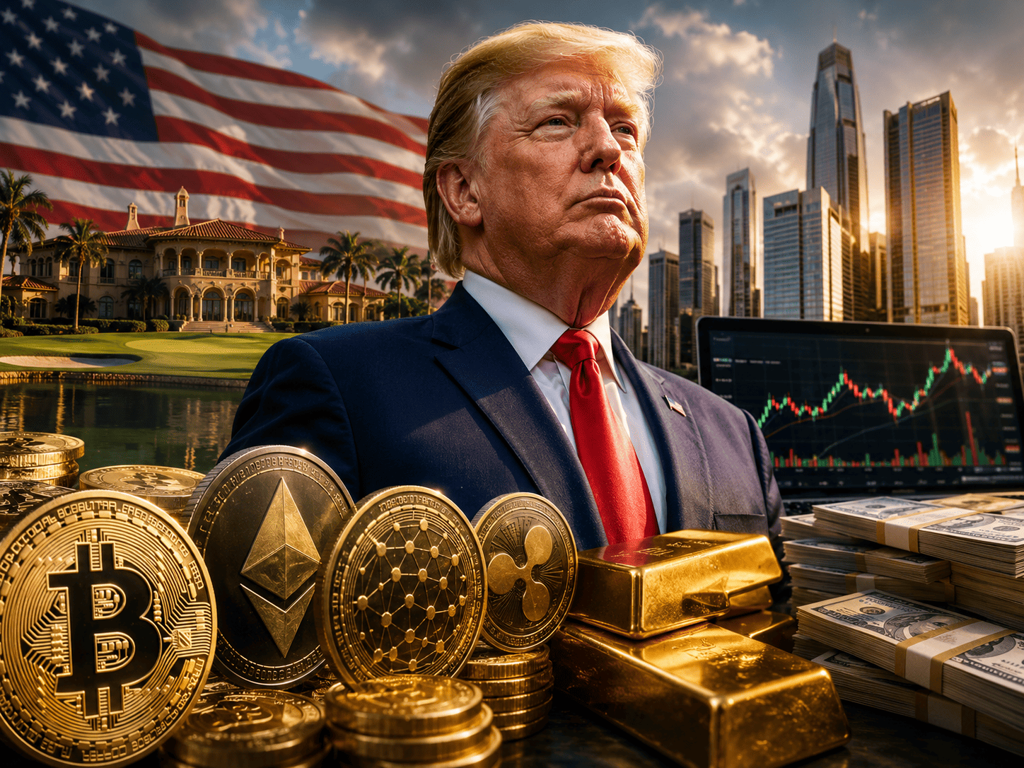 Kripto Jadi Mesin Wang Trump, Pendapatan Cecah $580 Juta!