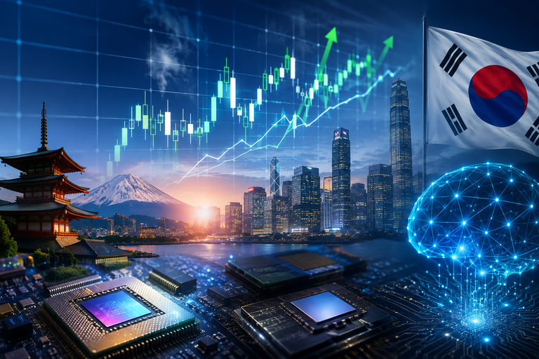 Saham Asia Laku Keras, Pembangunan AI Tarik Pelabur Global
