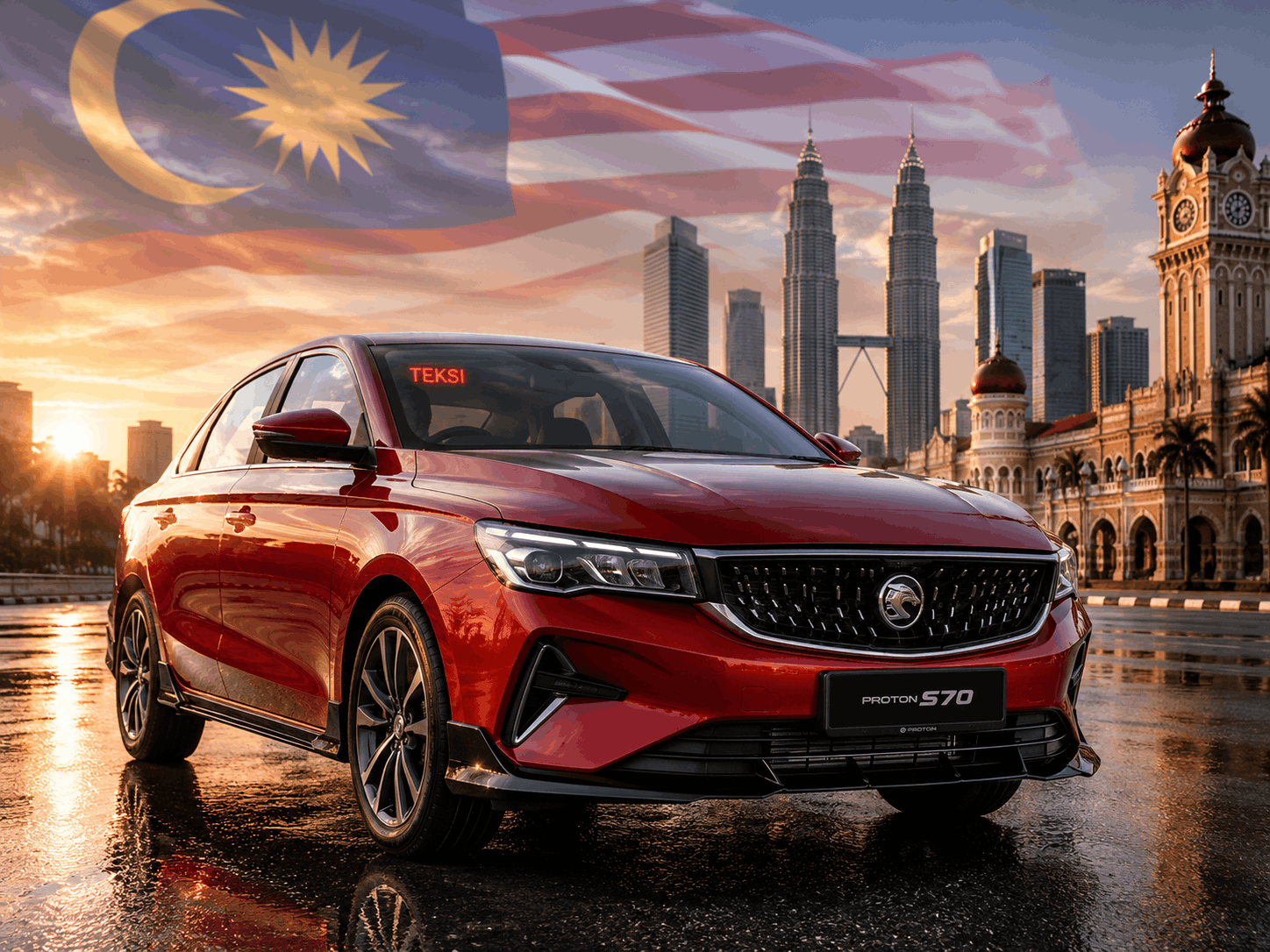 Proton S70 Rasmi Jadi Teksi Madani Baharu Malaysia