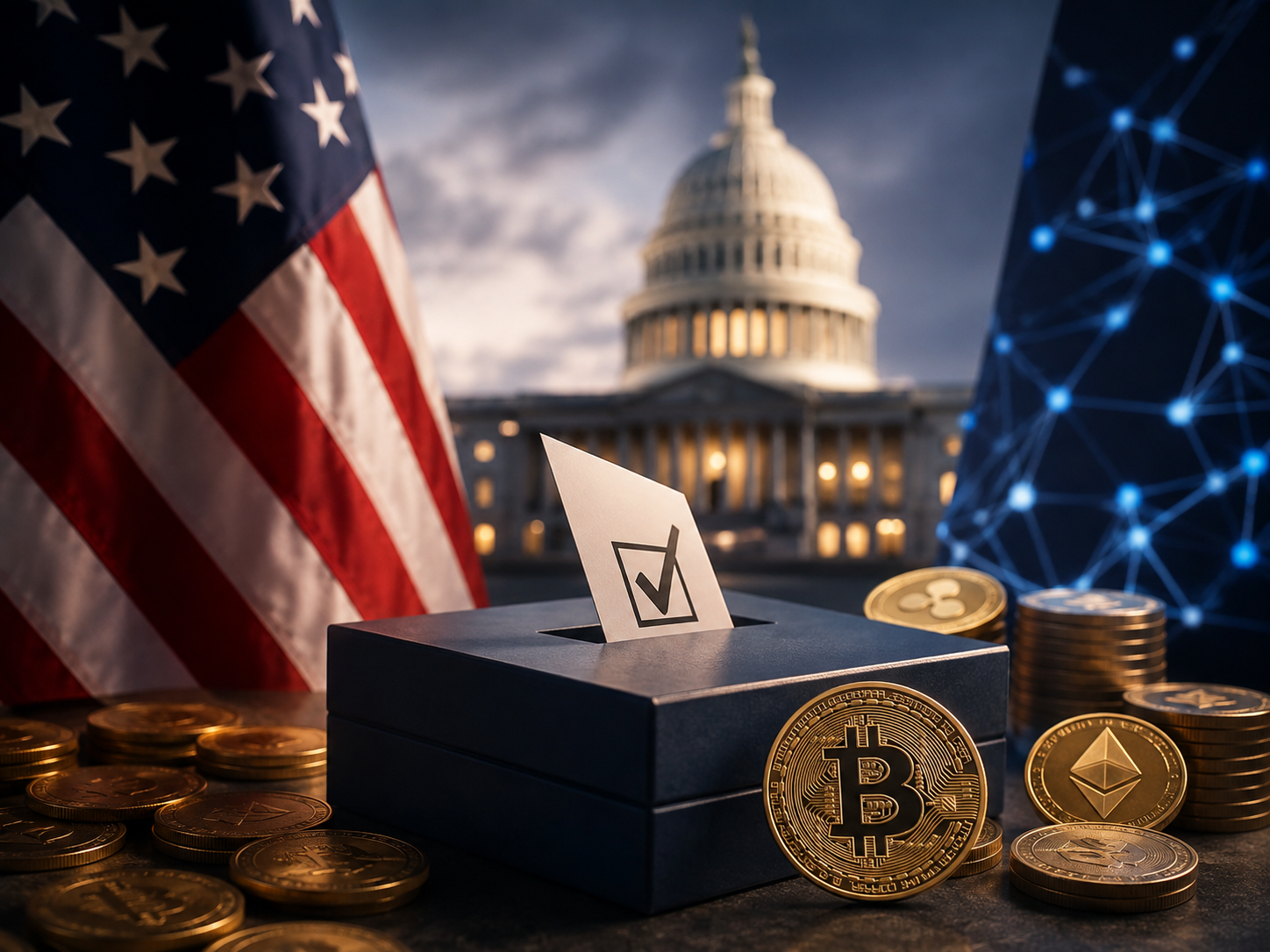 Siapa Calon Pilihan Raya AS Yang Disokong Industri Kripto?