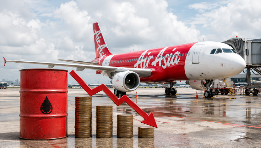 AirAsia Rugi RM527 Juta, Kos Minyak Melonjak