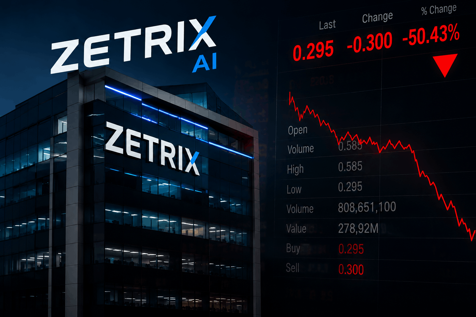 Saham Zetrix AI Terjun 50%, Kejatuhan Cetus Tanda Tanya?