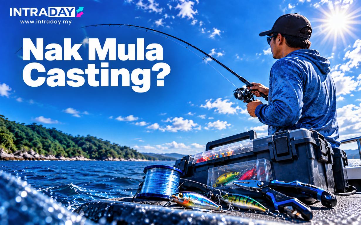 Nak Mula Casting? 5 Peralatan Pancing Ini Boleh Lengkapkan Setup Anda