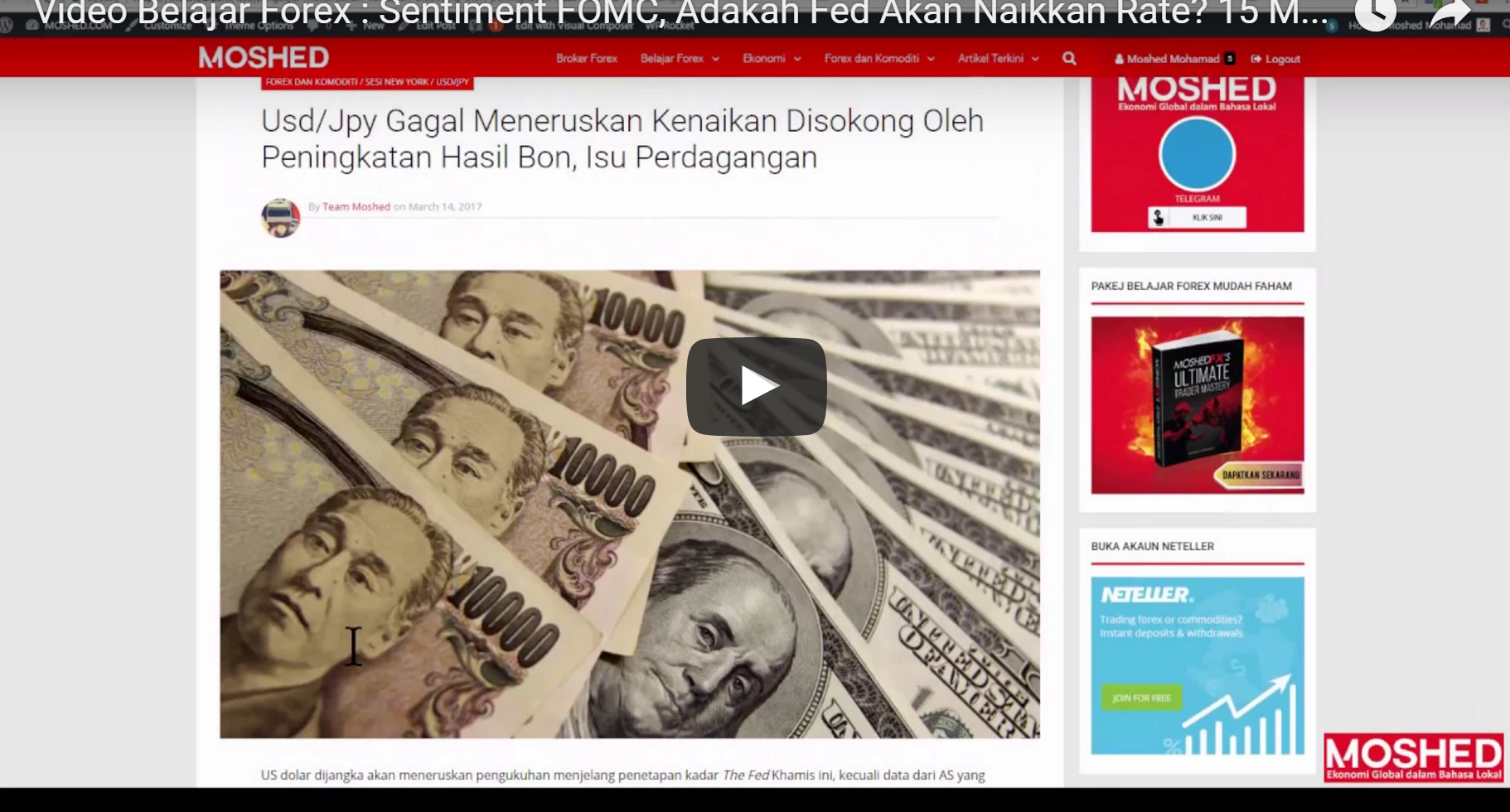 [Video] Perbincangan Tentang News FOMC, USD Naik atau Turun?
