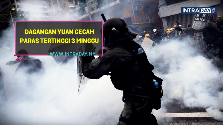 Tindakan Protes di Hong Kong Jejaskan Dagangan Yuan