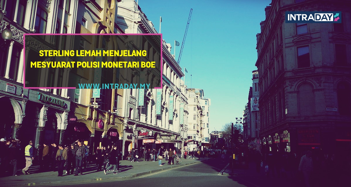 Pound Melemah Pada Sesi Eropah Ekoran Bacaan Inflasi Tahunan UK Merosot