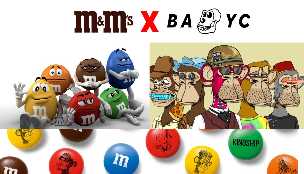 Sweet! M&M Dan BAYC Bergabung Cipta NFT Baru!