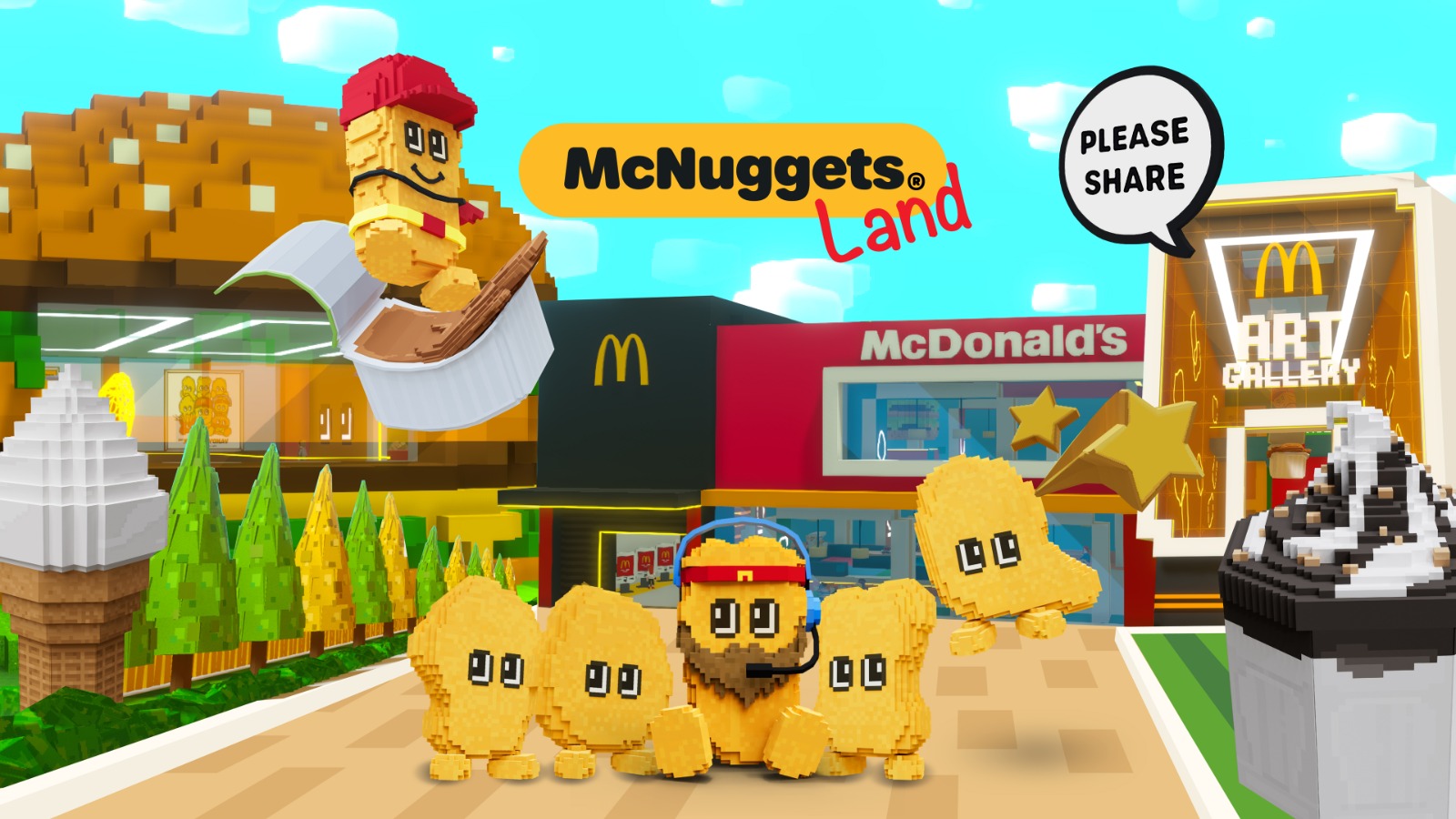 Yum Yum! McDonald’s Buka McNuggets Land Di Metaverse!